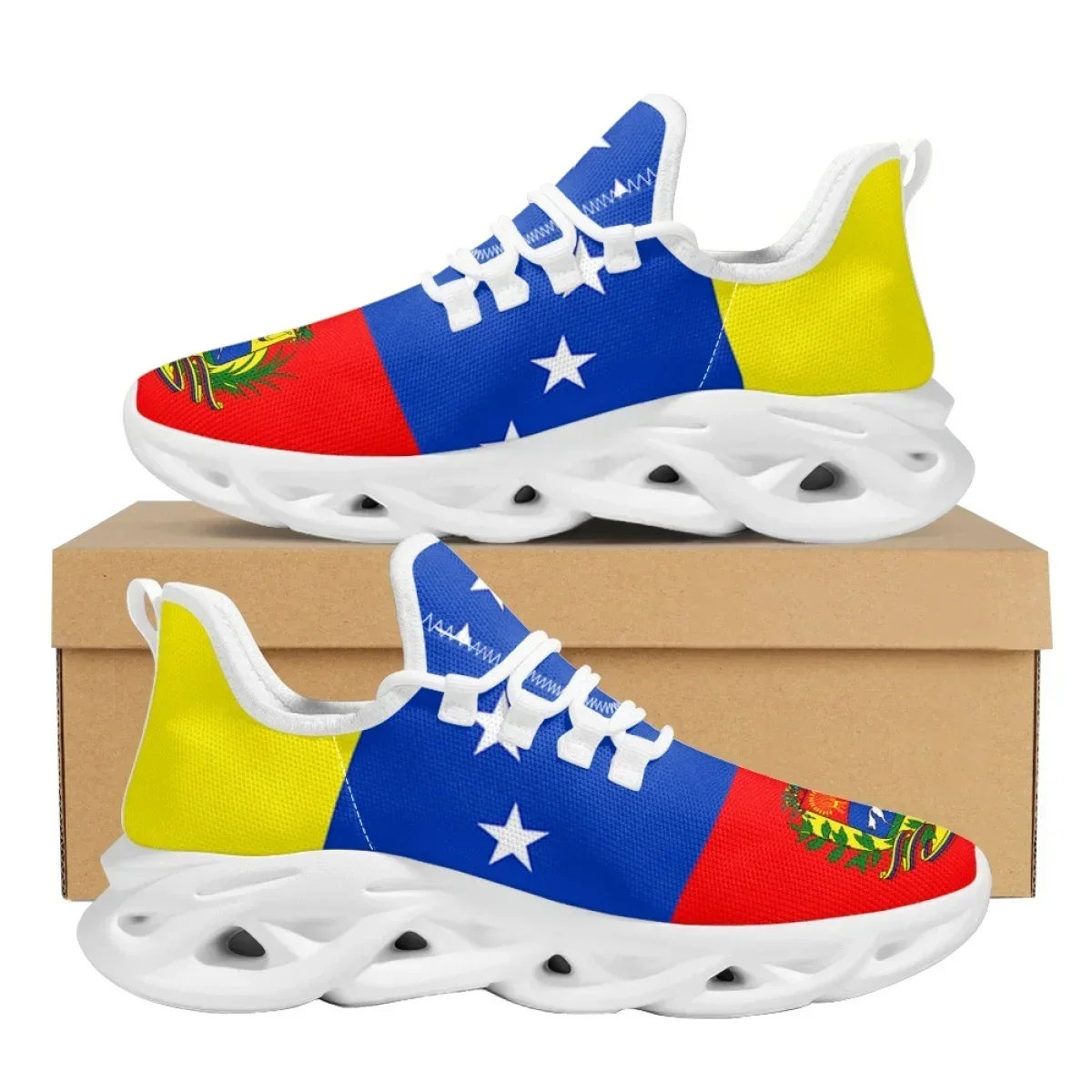 Women'S Shoes For Tennis - أحذية رياضية بعلم فنزويلا للنساء والرجال