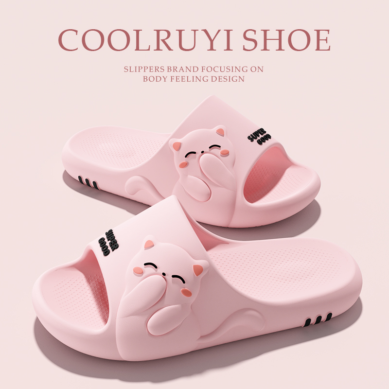 Women'S Shoes For Flat Feet - شباشب منزلية مريحة للزوجين بتصميم قطط