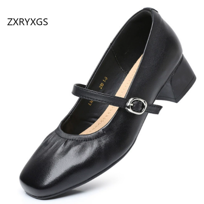 Women Shoes Size 4 In Cm - أحذية ZXRYXGS الفاخرة من جلد الغنم