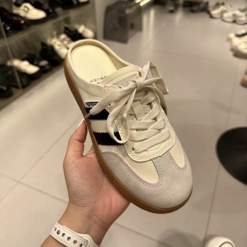 Slip On Mule Flat - النساء البغال أحذية رياضية جولة تو