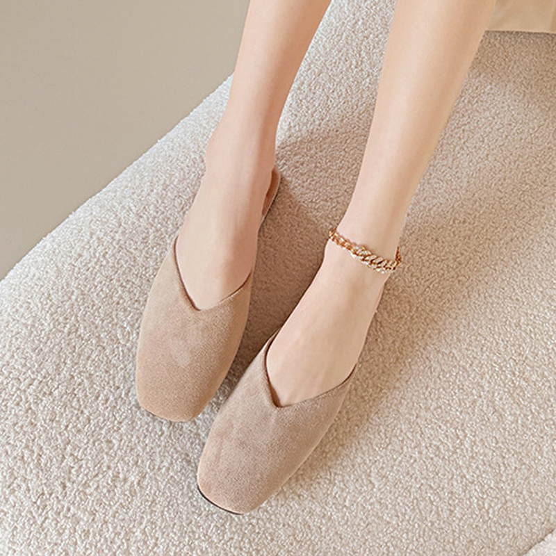 Slip On Mule Flat - نعال منزلية نسائية صيفية، مفتوحة من