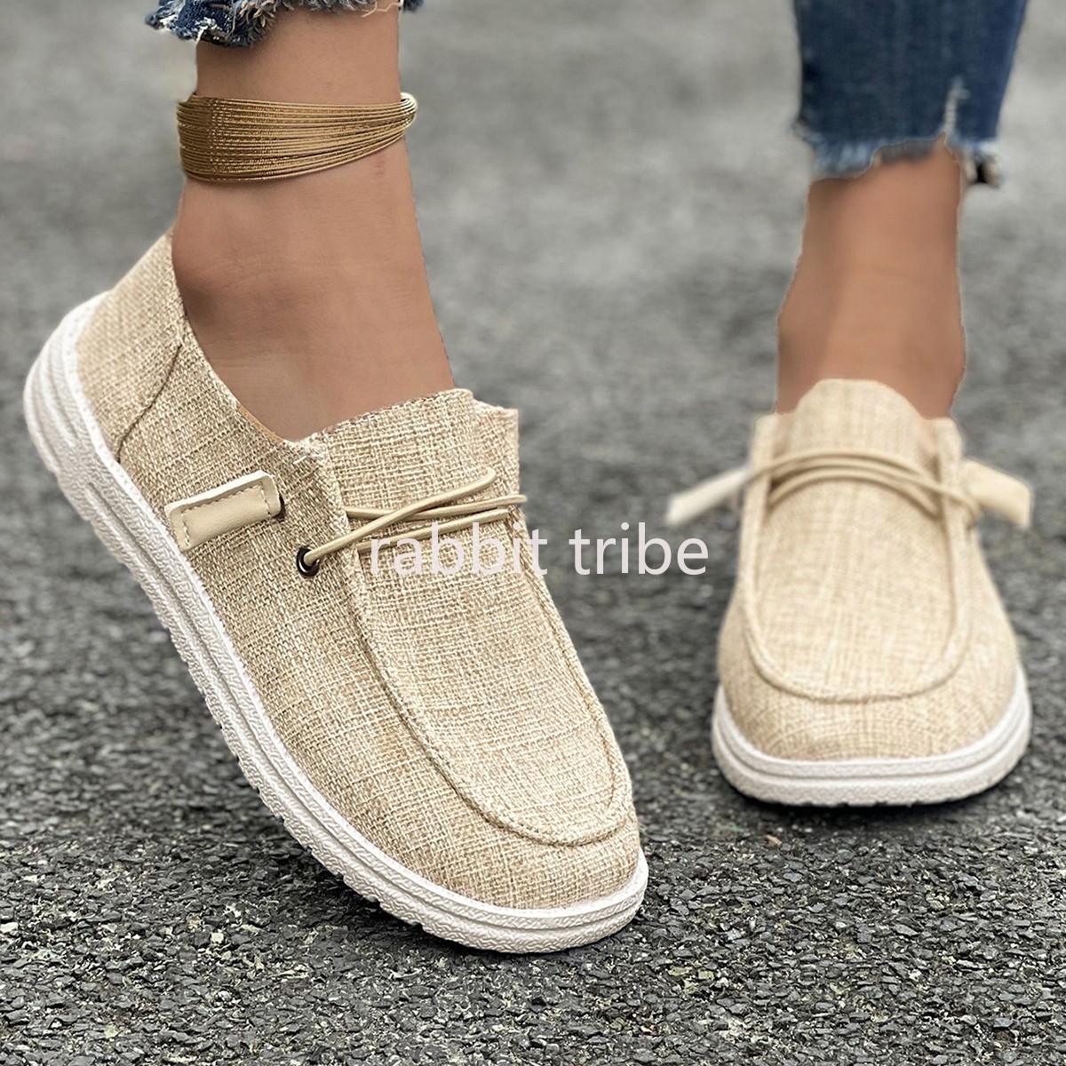 Loafer Flat Women - أحذية رياضية قماشية عصرية جديدة لعام