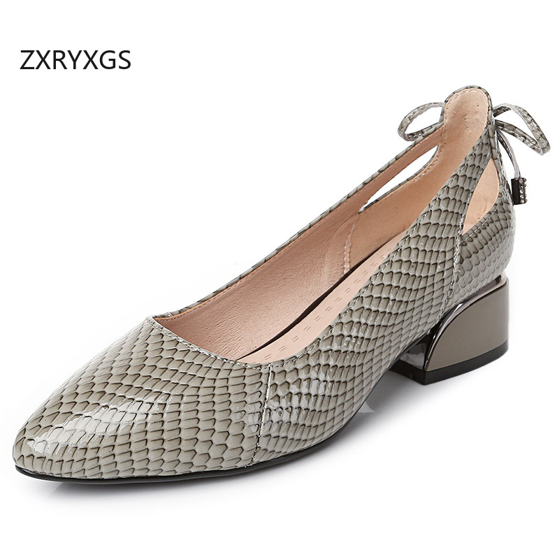 Women Shoes Size 4 In Cm - ZXRYXGS 2025 جديد الخريف أعلى جلد