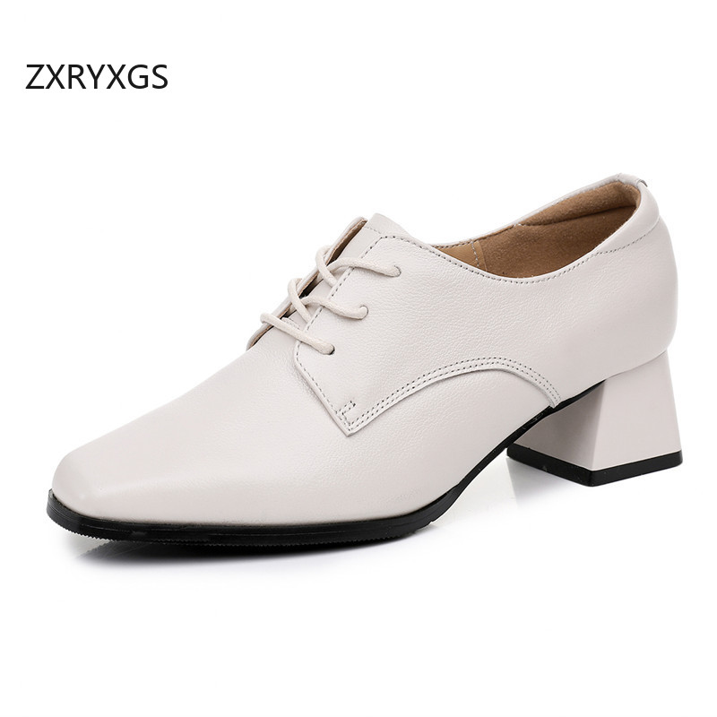 Women Shoes Size 4 In Cm - ZXRYXGS 2025 أعلى جلد البقر الدانتيل