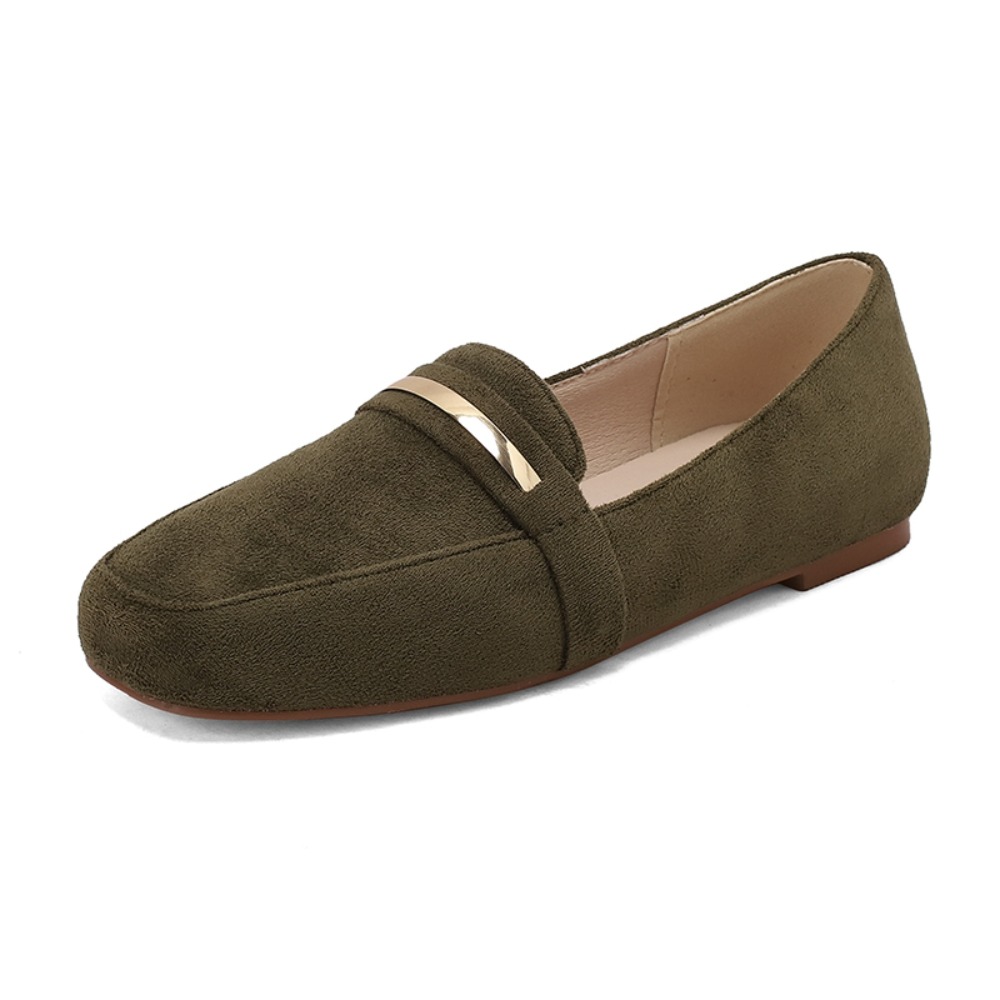 Loafer Flat Women - أحذية مسطحة نسائية عصرية بمقدمة مستديرة