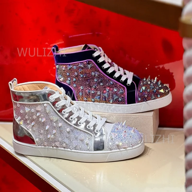 Women'S Shoes For Tennis - أحذية رياضية رجالية بنفسجية داكنة مزينة