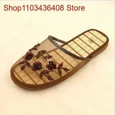 Loafer Flat Women - شباشب نسائية أنيقة مزهّرة أحذية بدون