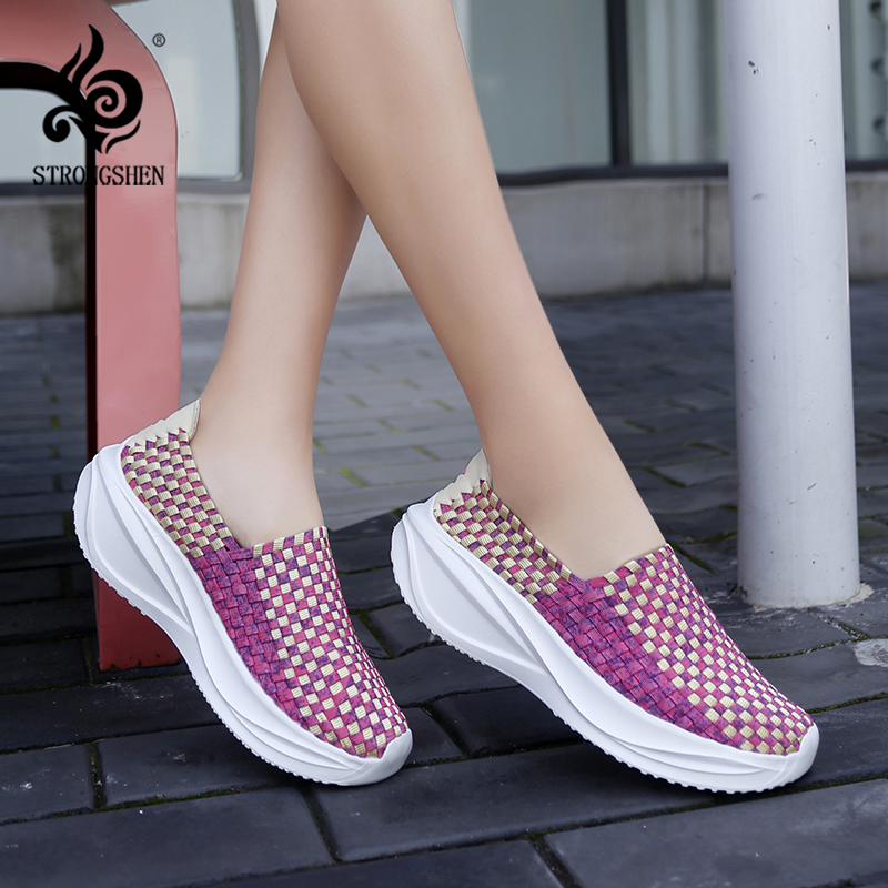 Loafer Flat Women - أحذية نسائية منسوجة، أحذية لوفرز ذات