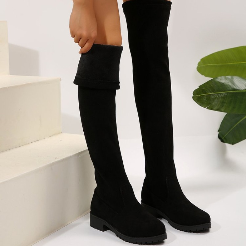 أحذية نسائية فوق الركبة، طويلة - مراجعة Sock Boot Women وسعره