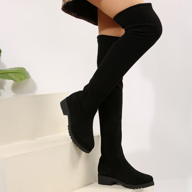 أحذية نسائية فوق الركبة، طويلة - مراجعة Sock Boot Women وسعره