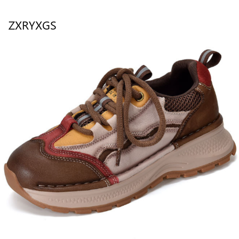 ZXRYXGS أعلى جلد البقر الإملائ - مراجعة Women Shoes Size 4 In Cm وسعره