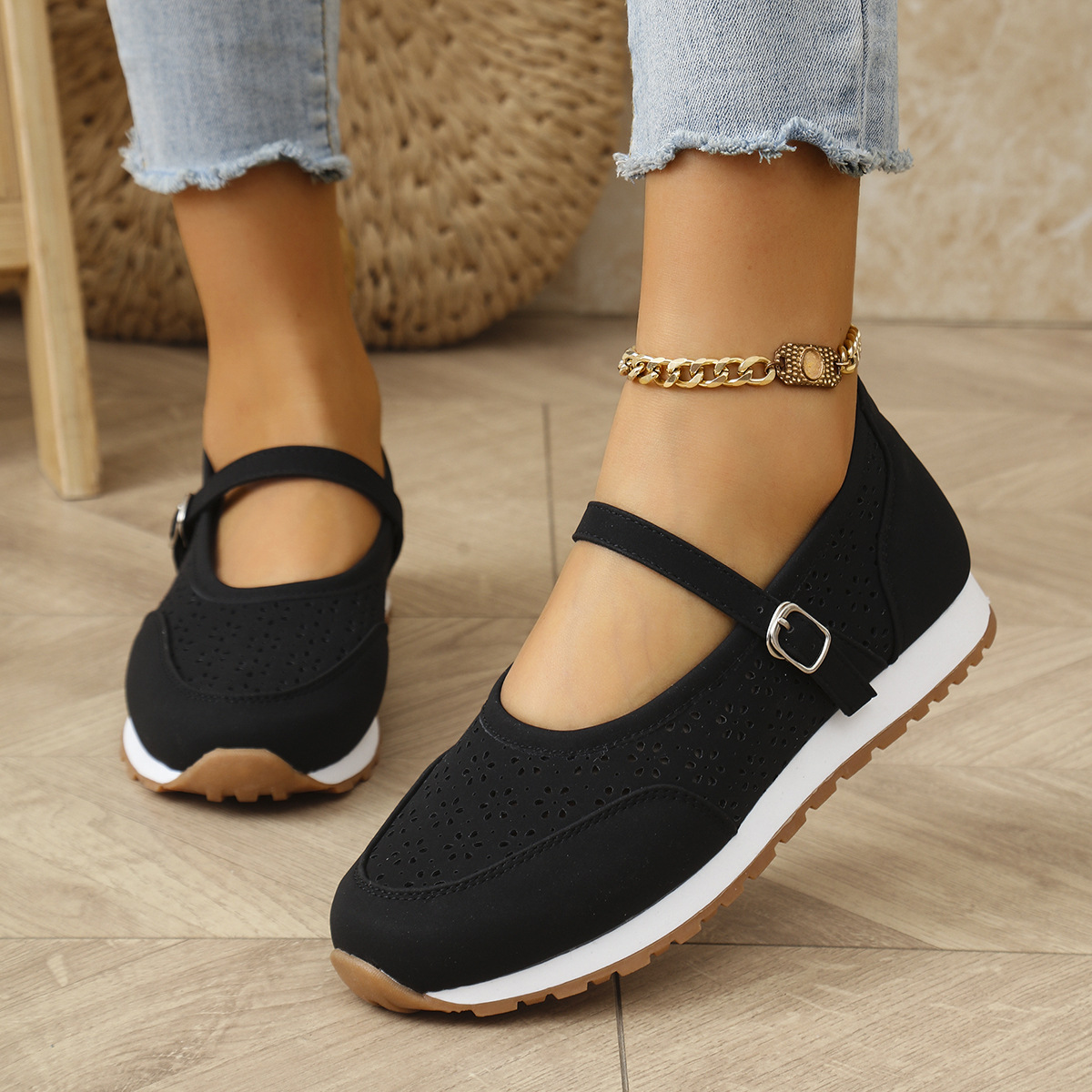 أحذية رياضية نسائية مثقبة صيفي - مراجعة Women Shoes Us To Eu وسعره