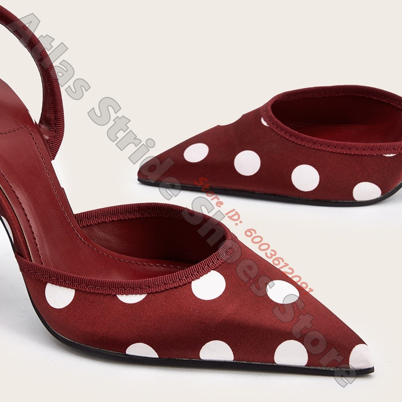 صنادل كعب عالي رفيع من الساتان - مراجعة Ribbon Tie Heel وسعره