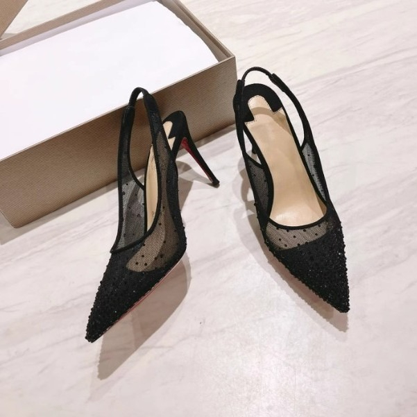 أحذية نسائية ذات كعب عالٍ مدبب - مراجعة Platform Mule Heel وسعره