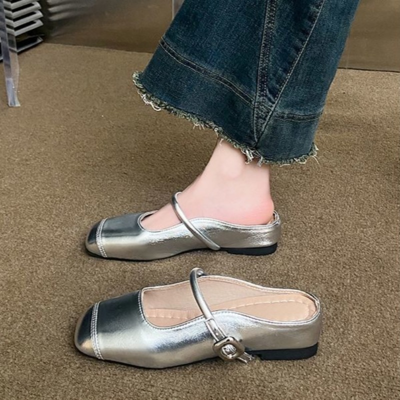 أحذية نسائية مستوحاة من الطراز - مراجعة Slip On Mule Flat وسعره