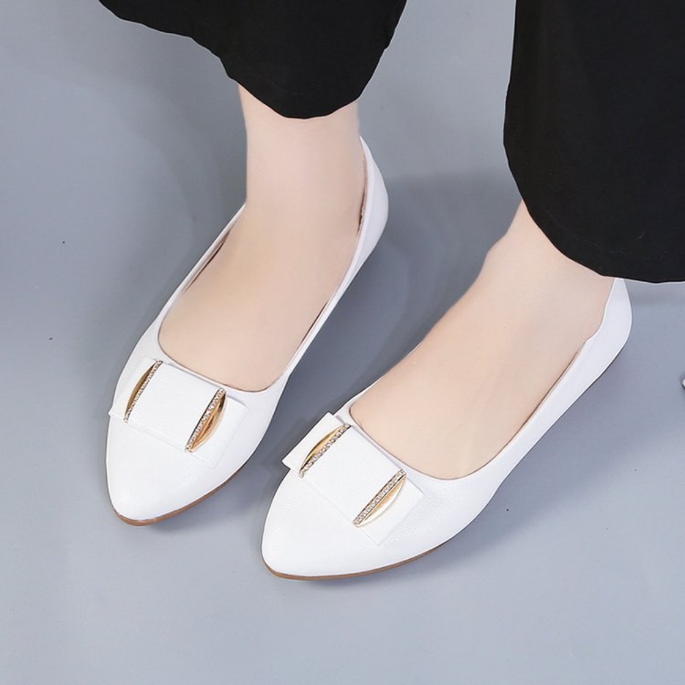 أحذية نسائية عصرية مسطحة خفيفة - مراجعة Pointed Toe Flat وسعره