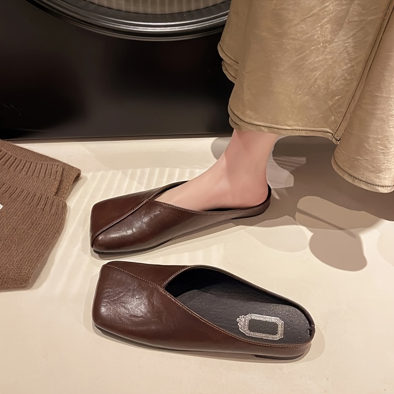 شباشب نسائية جديدة للربيع والص - مراجعة Slip On Mule Flat وسعره