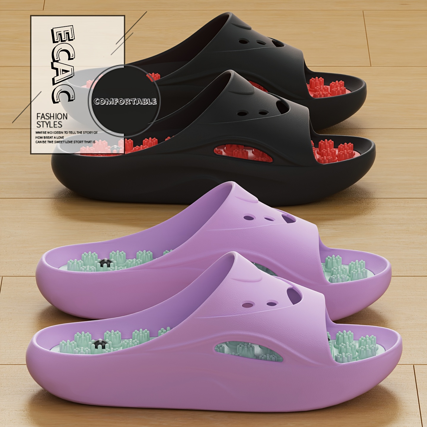 شباشب تدليك للرجال والنساء من  - مراجعة Women'S Shoes To Men'S وسعره