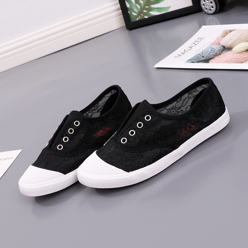 أحذية قماشية بيضاء من الدانتيل - مراجعة Loafer Flat Women وسعره