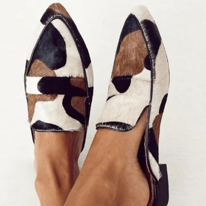 أحذية نسائية كاجوال بنمط بريطا - مراجعة Pointed Toe Flat وسعره
