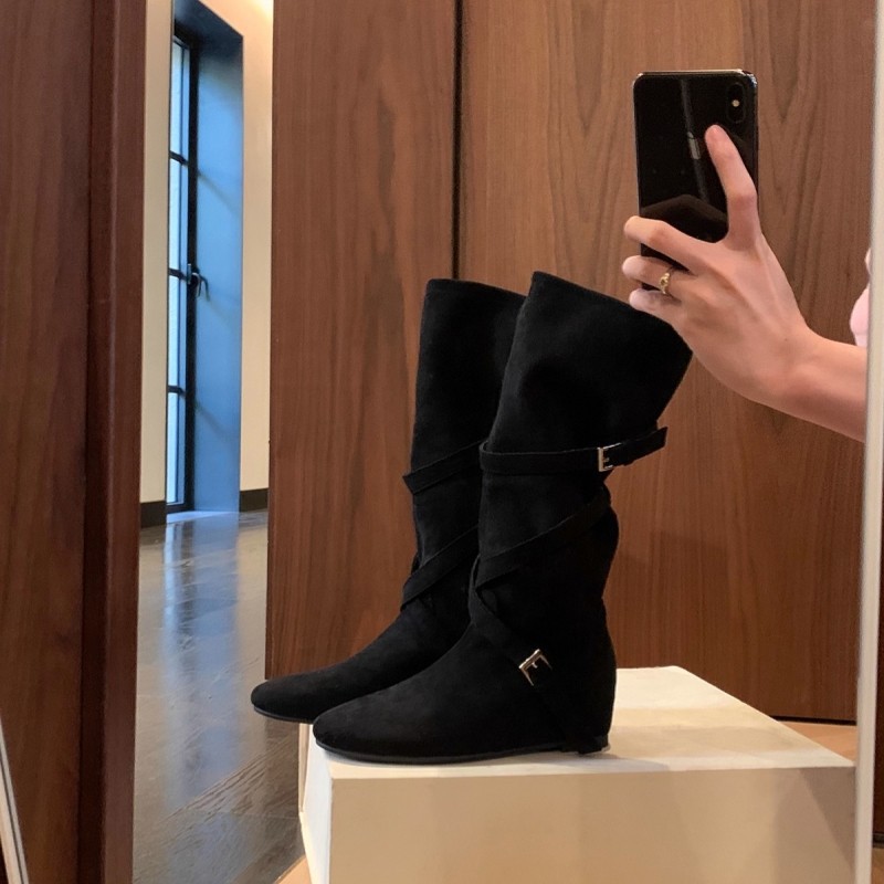 أحذية نسائية طويلة على الطراز  - مراجعة Sock Boot Women وسعره
