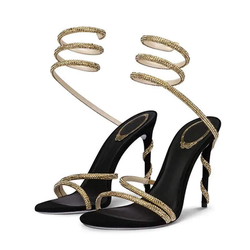 Eilyken موضة كريستال خنجر عالي - مراجعة Platform Mule Heel وسعره