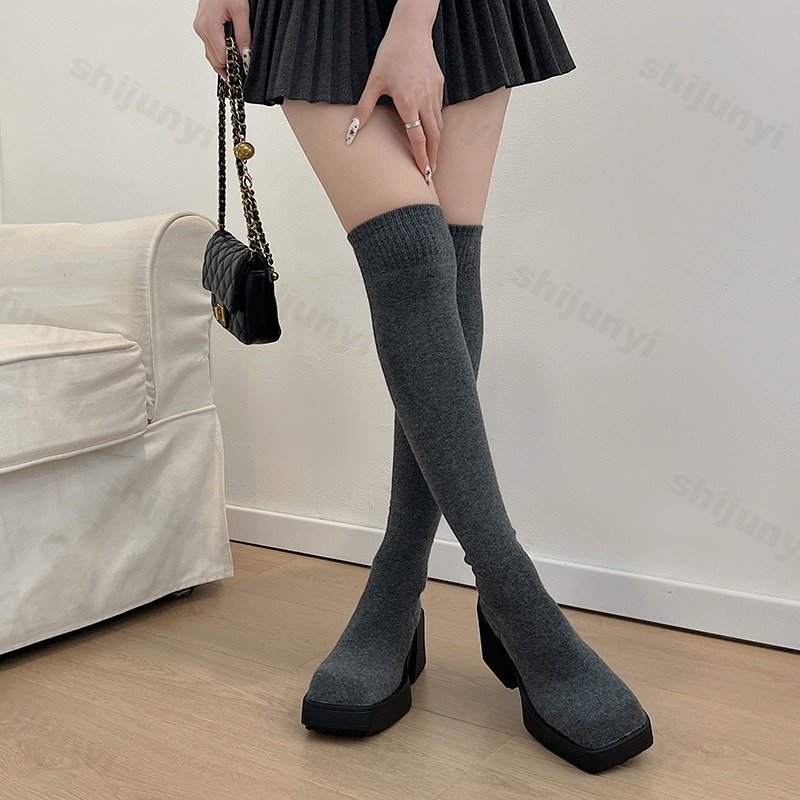 المرأة الجوارب المرنة الأحذية  - مراجعة Sock Boot Women وسعره