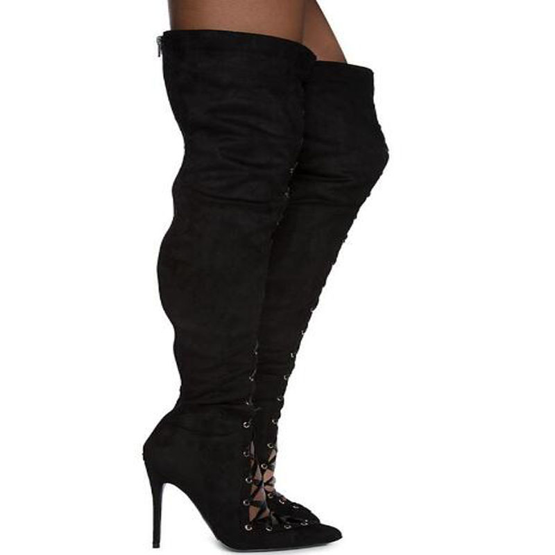 أزياء المرأة أبيض أسود الصلبة  - مراجعة Ribbon Tie Heel وسعره