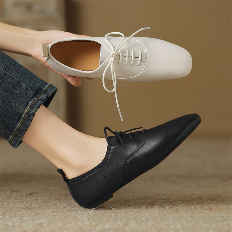 أحذية نسائية جديدة من الجلد ال - مراجعة Loafer Flat Women وسعره