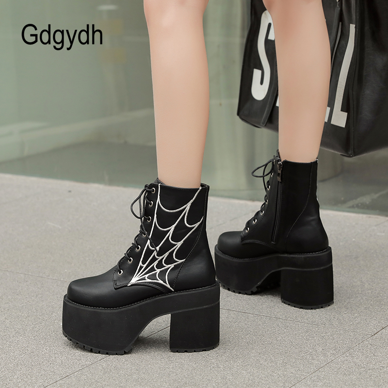 Gdgydh موضة Cobweb القوطية أحذ - مراجعة Women'S Shoes In The 90S وسعره