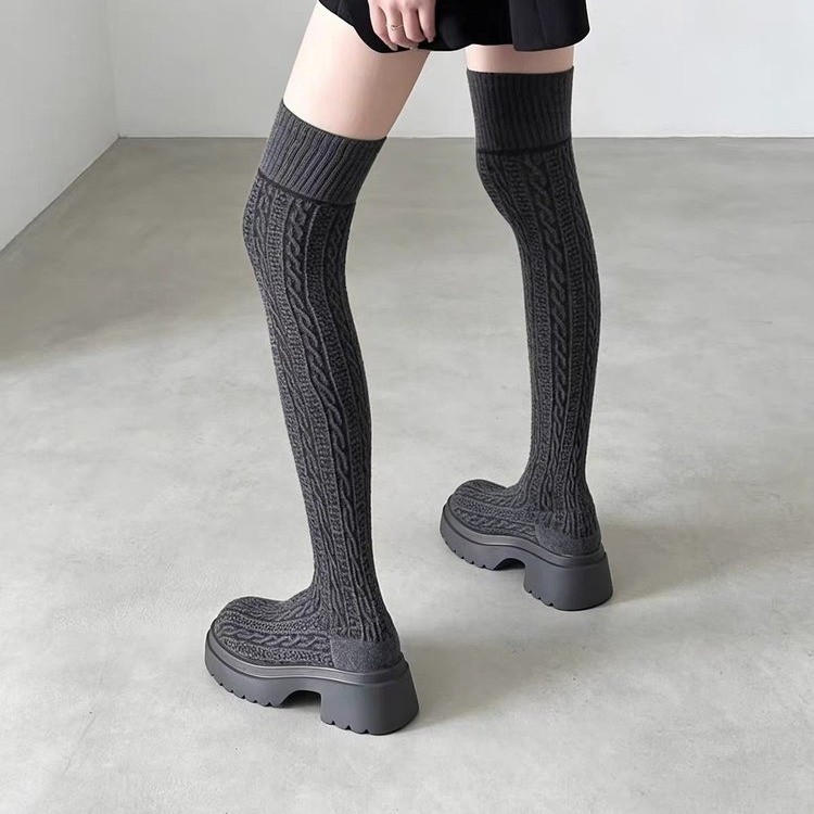 أحذية طويلة فوق الركبة 2026 خر - مراجعة Sock Boot Women وسعره