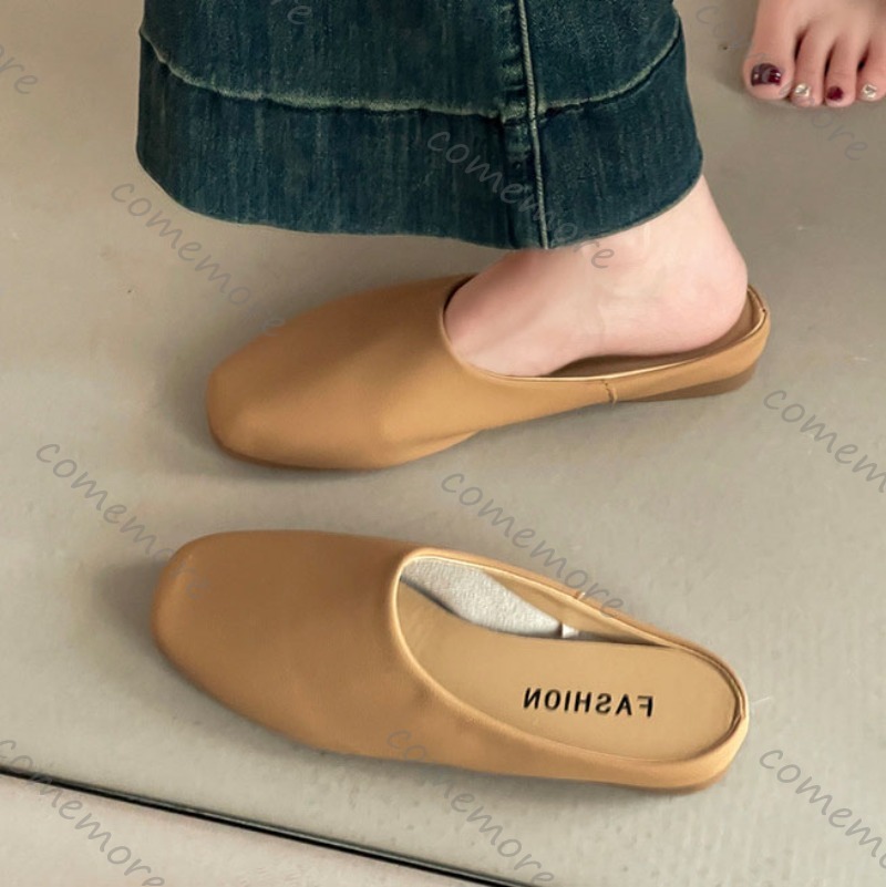 Comemore ريترو ساحة رئيس باوتو - مراجعة Slip On Mule Flat وسعره