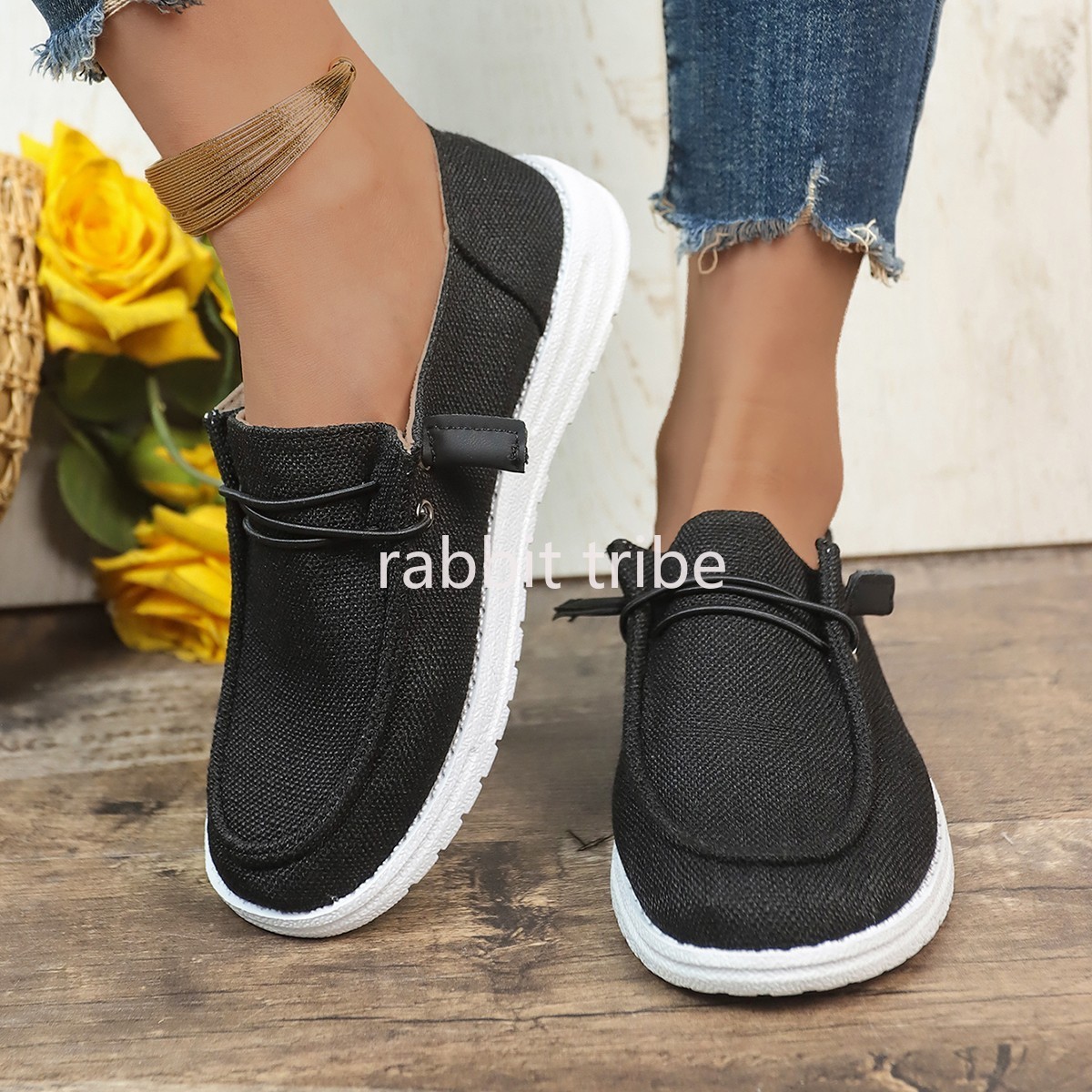 أحذية رياضية قماشية عصرية جديد - مراجعة Loafer Flat Women وسعره