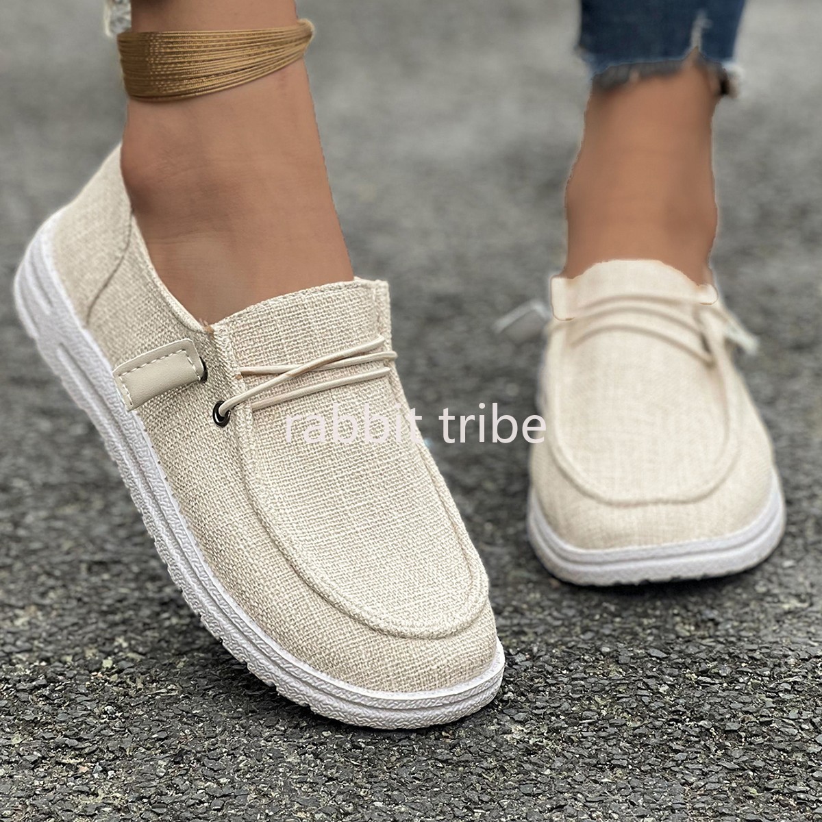 أحذية رياضية قماشية عصرية جديد - مراجعة Loafer Flat Women وسعره