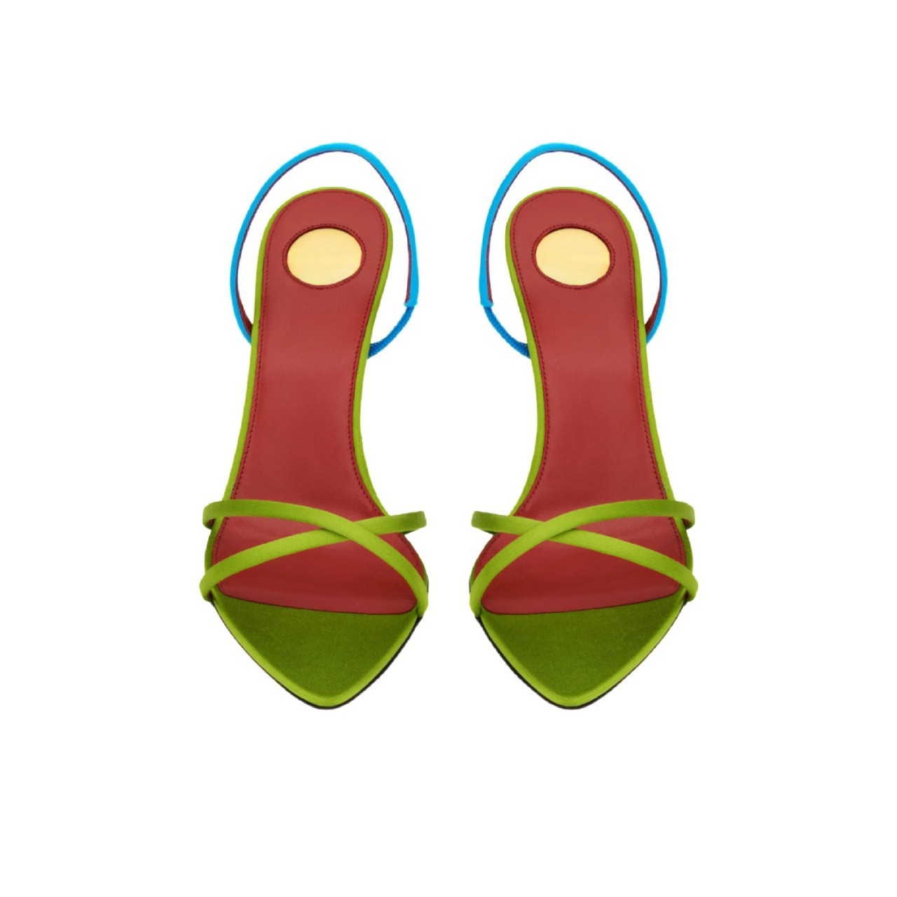صندل نسائي من الساتان بألوان م - مراجعة Platform Mule Heel وسعره