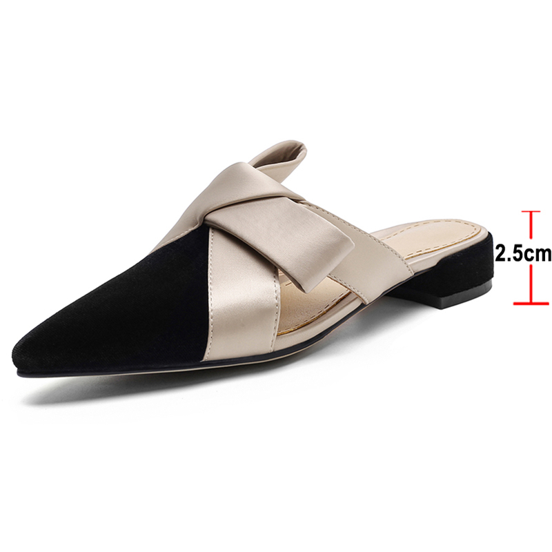 Meotina صندل مسطح أشار تو البغ - مراجعة Slip On Mule Flat وسعره