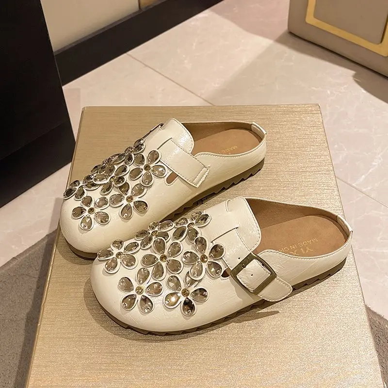 أحذية نسائية مغلقة الأصابع مزي - مراجعة Slip On Mule Flat وسعره