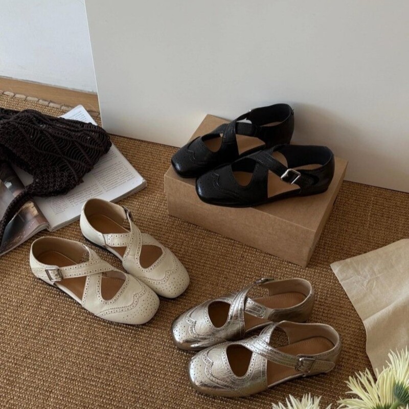 أحذية ماري جين نسائية بتصميم ر - مراجعة Loafer Flat Women وسعره