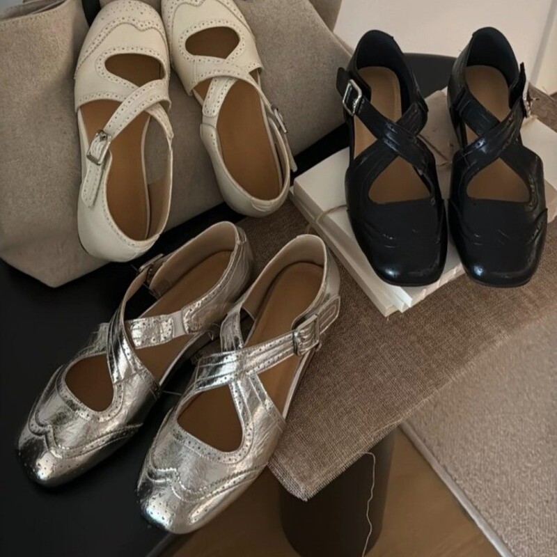 أحذية ماري جين نسائية بتصميم ر - مراجعة Loafer Flat Women وسعره