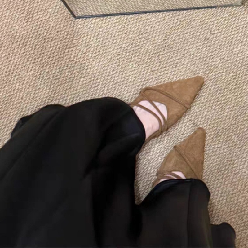 أحذية باليه مسطحة بتصميم عتيق، - مراجعة Pointed Toe Flat وسعره
