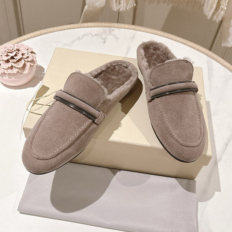 البغال النساء البقرة المدبوغ أ - مراجعة Slip On Mule Flat وسعره