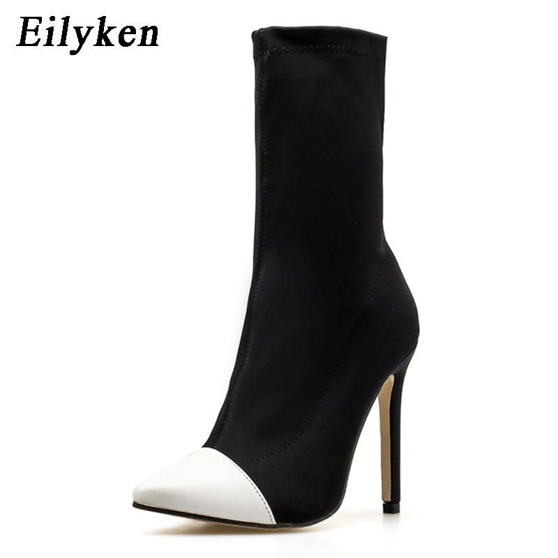 Eilyken سترتش قصير حذاء من الج - مراجعة Sock Boot Women وسعره