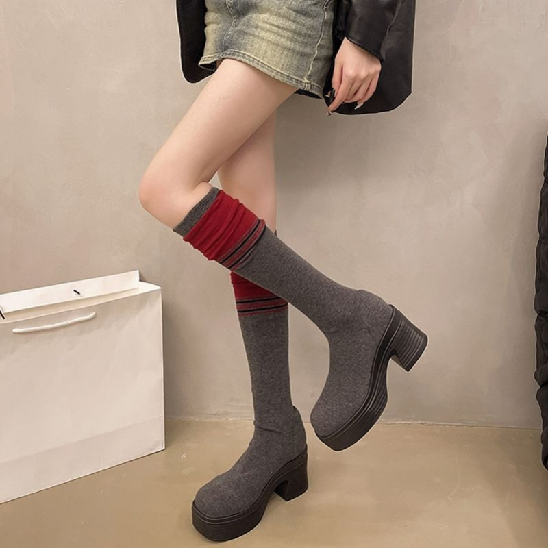 الكورية نمط المرأة 2025 الخريف - مراجعة Sock Boot Women وسعره