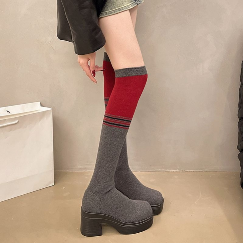 الكورية نمط المرأة 2025 الخريف - مراجعة Sock Boot Women وسعره