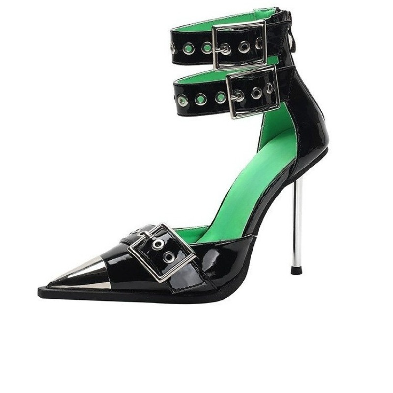 سوبر عالية الكعب المعادن أشار  - مراجعة Platform Mule Heel وسعره