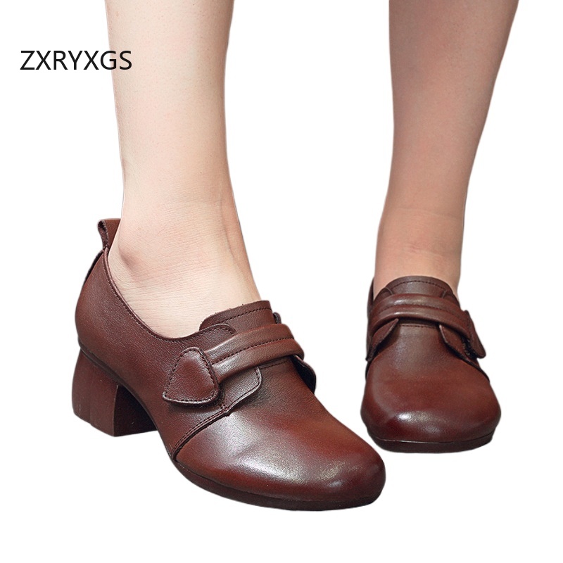 ZXRYXGS 2025 الخريف جلد البقر  - مراجعة Women Shoes Size 4 In Cm وسعره