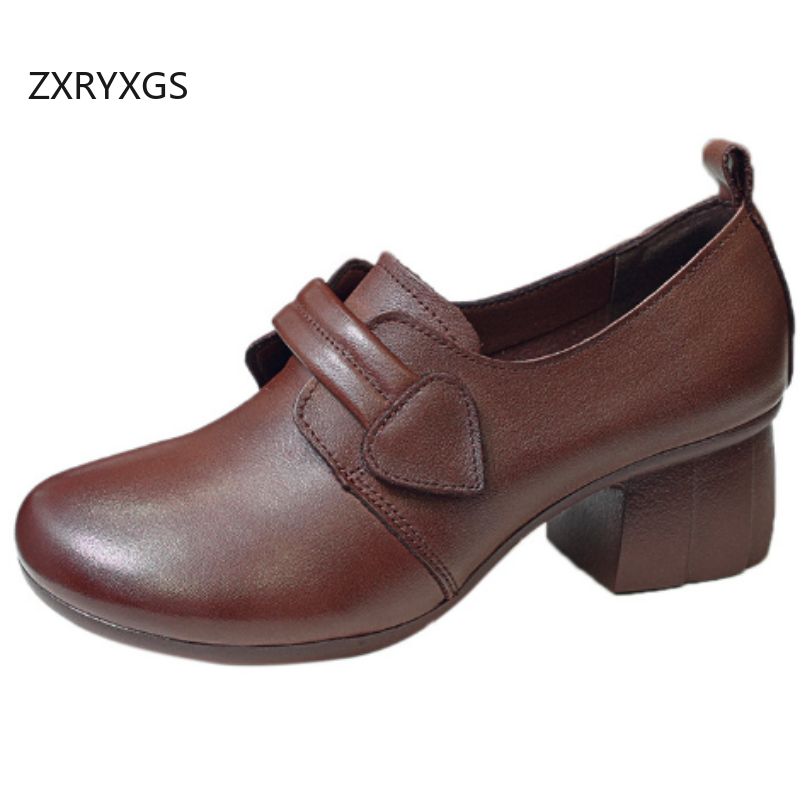 ZXRYXGS 2025 الخريف جلد البقر  - مراجعة Women Shoes Size 4 In Cm وسعره