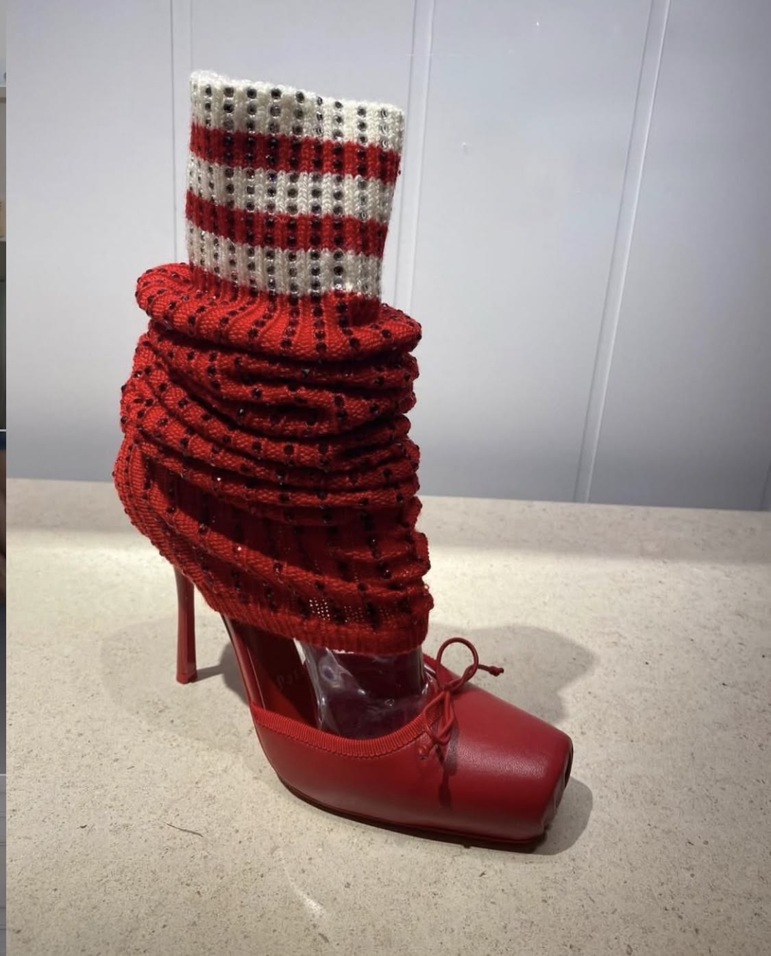 أحذية نسائية طويلة حتى الركبة  - مراجعة Sock Boot Women وسعره